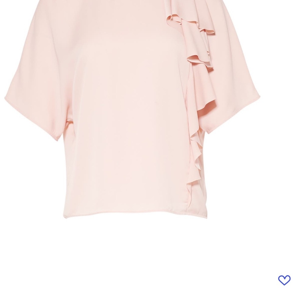 Jason Wu Blush Pink Ruffle Blouse - Picture 8 of 13